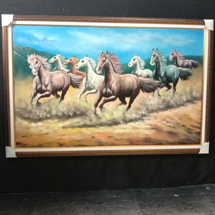 lukisan kuda berlari