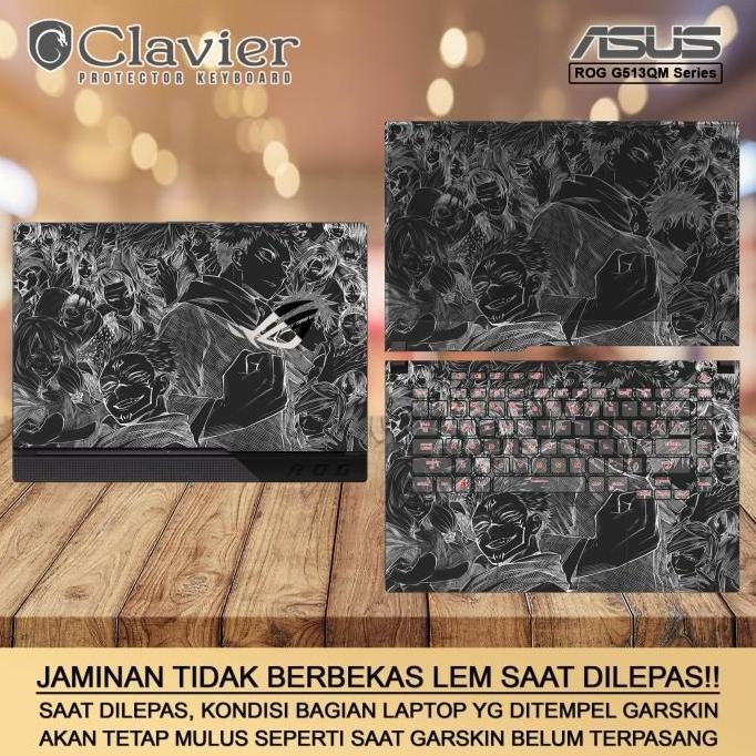 Cover Garskin Laptop Asus ROG G513 G513R G513RC G513RM G513RW Bening