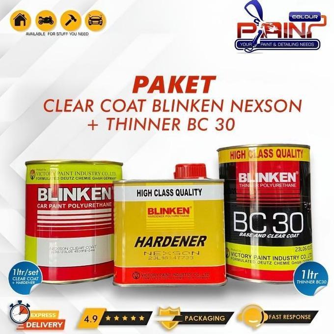BLINKEN Clear Coat Nexson 2 Liter / Set + Hardener + Thinner