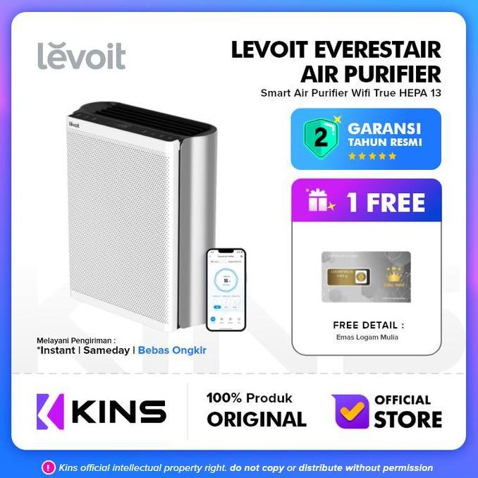 Levoit EverestAir Smart Air Purifier Smart Wifi True HEPA 13 / Levoit Everest Air Smart Air Purifier