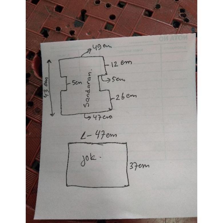 Jok Kursi Roda Avico 871 Arjuna Biru Hitam