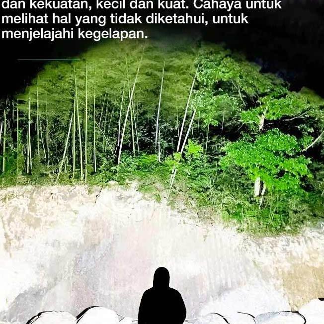 Hw Senter Mini Led Super Terang  Senter Kecil Super Terang Flashlight Senter Jarak Jauh  Waterproof 