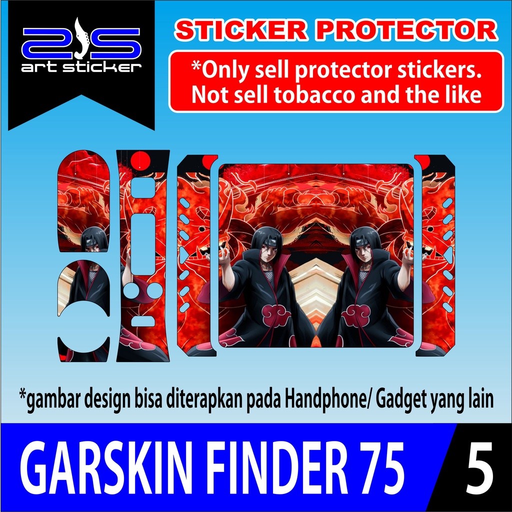 Promo 2Pcs Garskin Finder 75 Garskin Case Stiker Protector Free Custom COD