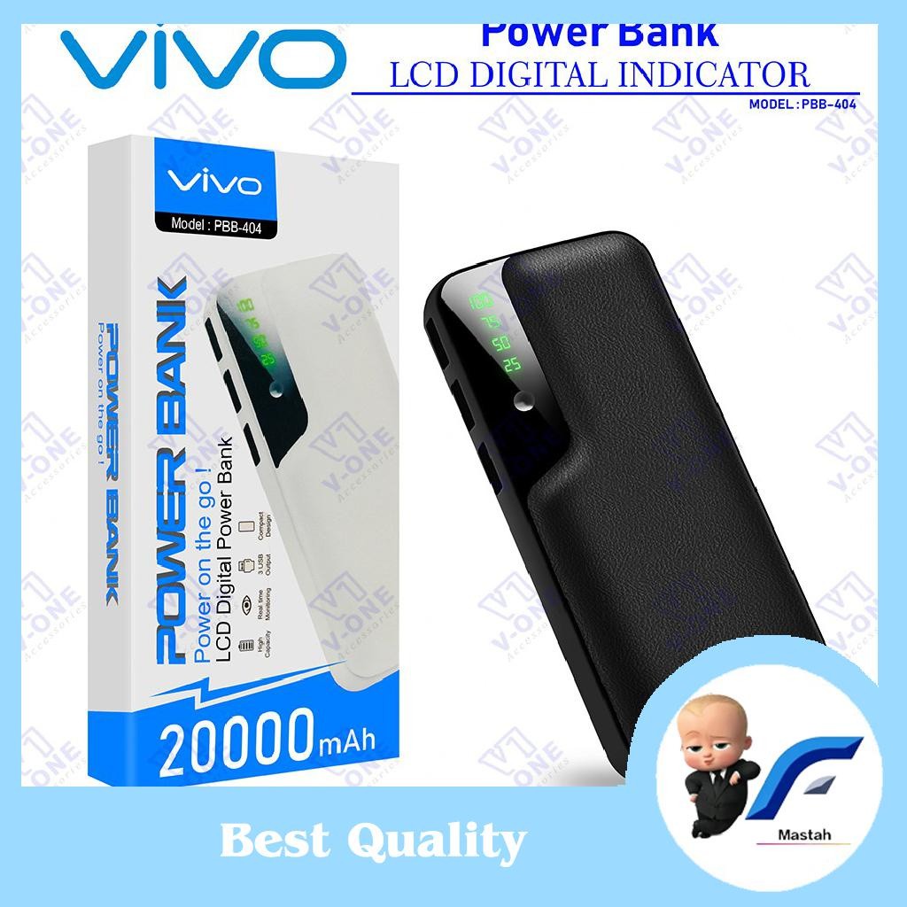 Fzr* Powerbank Murah Power Bank Vivo Kapasitas 20000 Mah