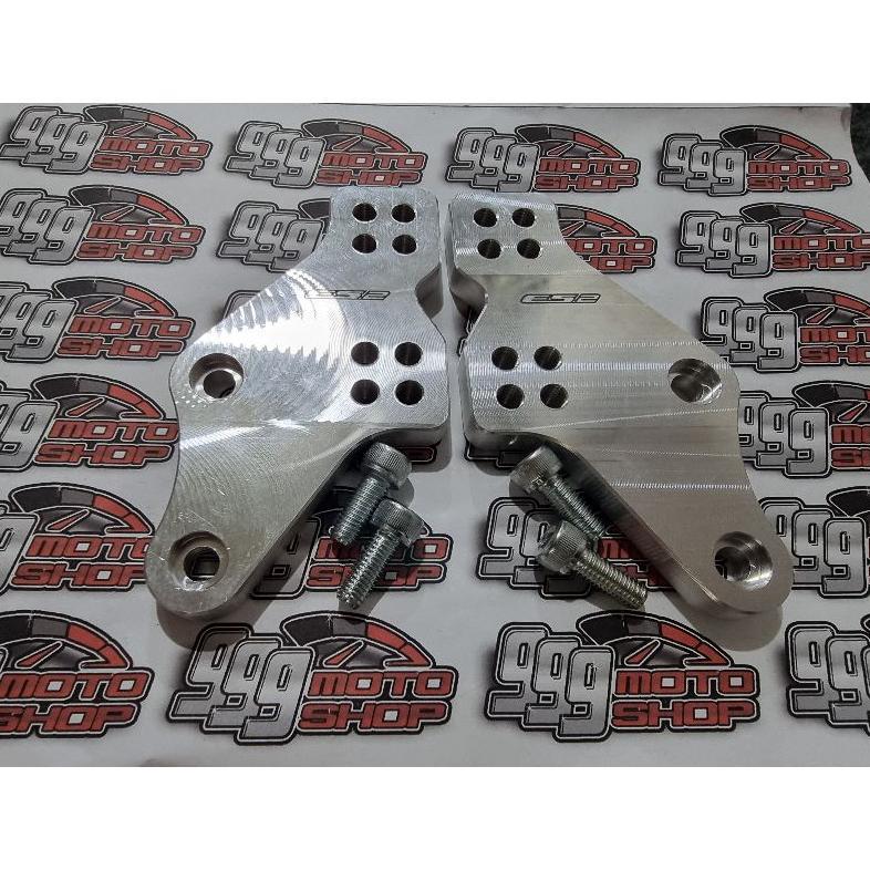 es2 racing raiser footstep gsx150 standar ori peninggi adaptor almu gsx 150 no besi plate