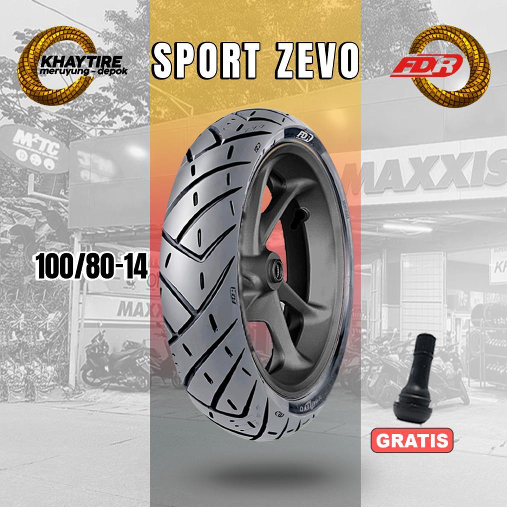 Ban Motor Matic FDR SPORT ZEVO 100/80 Ring 14 Tubeless