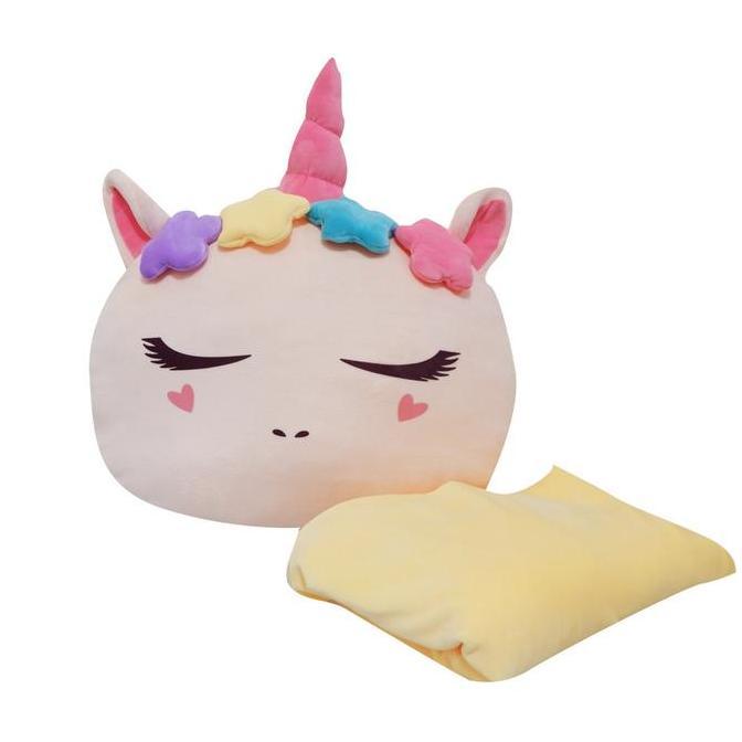 Balmut Bantal Selimut Unicorn Istana Boneka