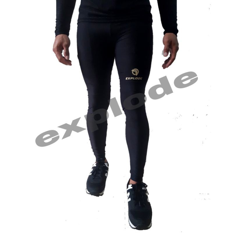 Explode Leging Pria / Leging Olahraha / Celana Olahraga /Baselayer Pria /Manset Pria