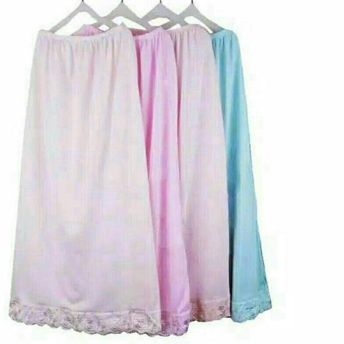 DISKON 3 pcs Androk panjang rok dalaman wanita androk meksi DISKON