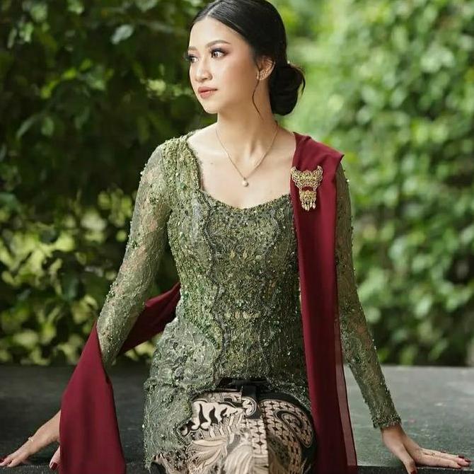 TERMURAH Selendang Kebaya polos free bros | Selendang Pundak kebaya | Slayer Pundak Polos | Aksesori