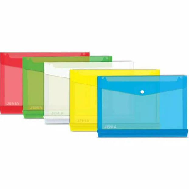 (COD) MAP PLASTIK KANCING FOLIO/F4 /MAP KANCING PUNGGUNG GROSIR BOGOR