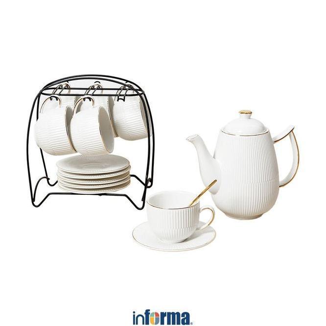 Informa Appetite Set 7 Pcs Lailey Teko Cangkir Dengan Saucer Set Water Jug With Cup Pitcher Dengan T