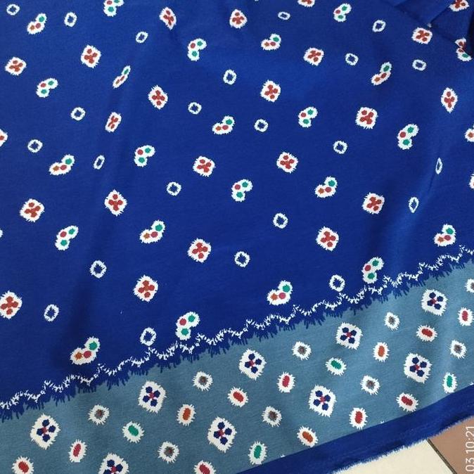 Kain batik jumputan . bahan batik halus motif jumputan