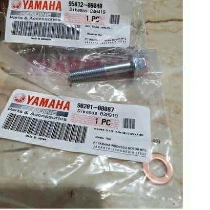 Baut & Ring Pembuangan Oli Gardan Nmax Original