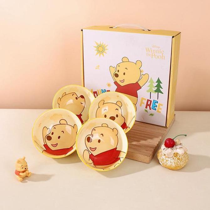 Cartoon Character Ceramic Tableware Bowl isi 4 / Mangkok Kartun Karakter isi4 MS