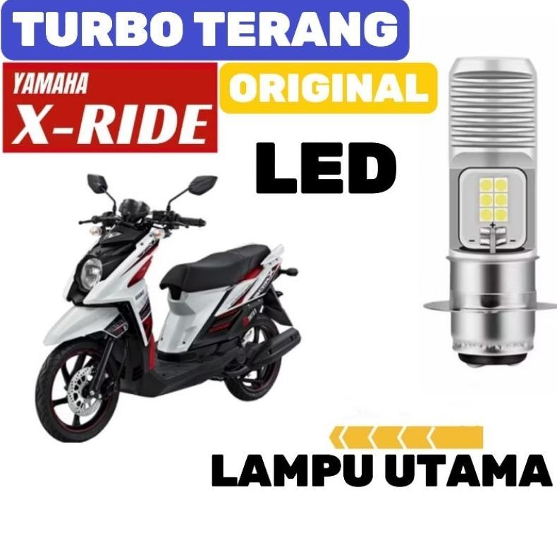 CUCI GUDANG LAMPU Depan MOTOR LED SUPER TERANG YAMAHA X-RIDE ORIGINAL