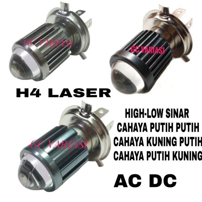 NEW LAMPU H4 DEPAN MOTOR VIXION VERZA OLD CB150R KLX/LAMPU LED H4 LASER VERZA OLD CB150R VIXION KLX/