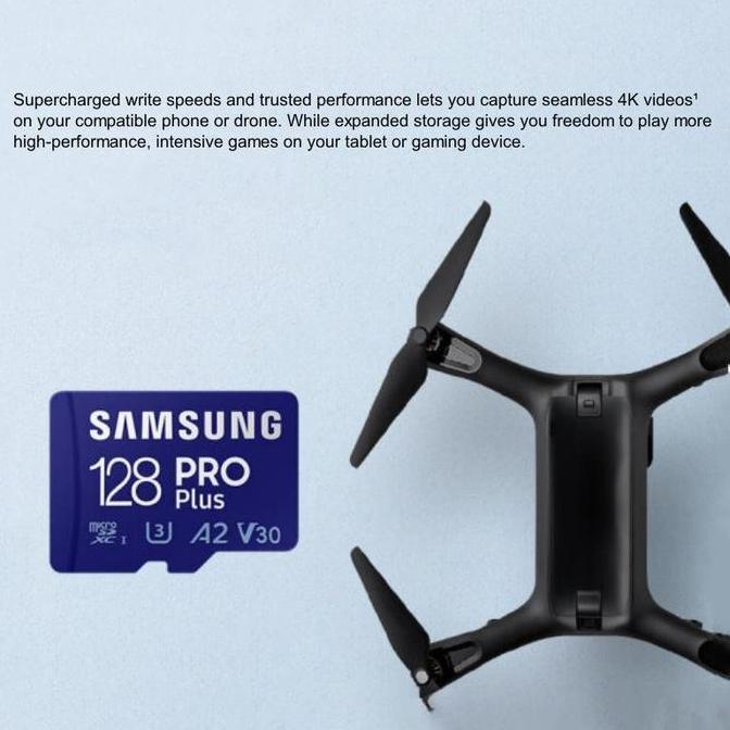 SAMSUNG Micro SDXC PRO PLUS 128GB / 256GB / 512GB Speed up to 160MBps