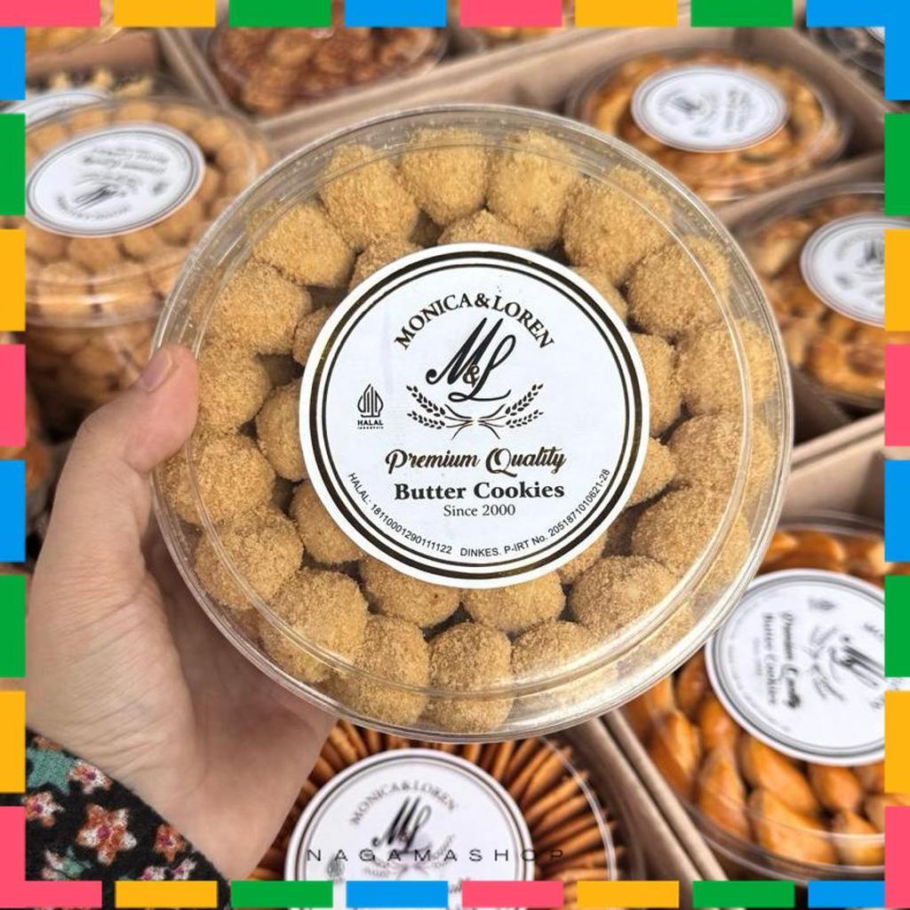 High Quality Kue Kering Lebaran Monica & Loren Toples Satuan 500 Gram Kue Kering Premium Monica Lore