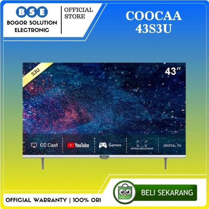 Coocaa 43S3U LED TV 43 Inch Smart TV Digital 43"