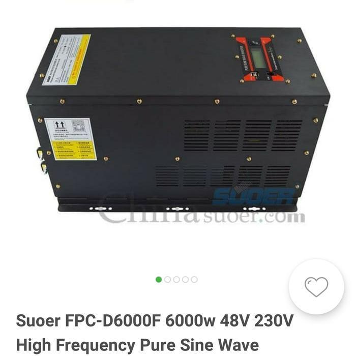 SUOER FPC D-5000F 48V 230V 5000watt pure sine wave inverter