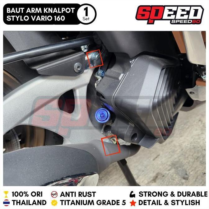 Probolt Titanium Baut Probolt Titanium Baut Arm Knalpot Honda Stylo Pcx