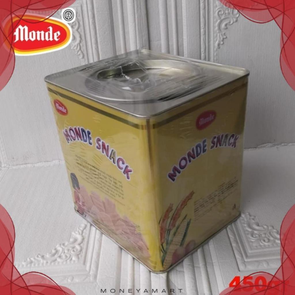 Berkualitas Monde Serena Snack Gold Kaleng 450Gram/Kue Lebaran