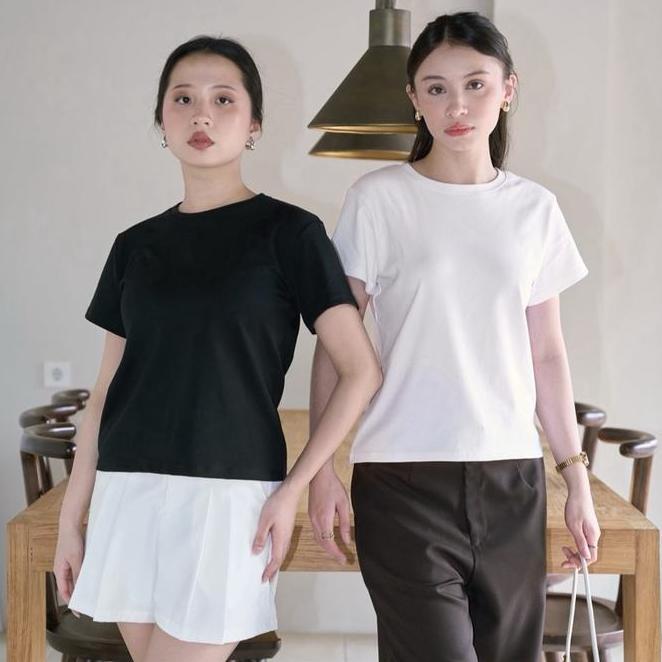 Gracias Label - Gracias Label Lene Kaos Polos Premium Cotton T-Shirt