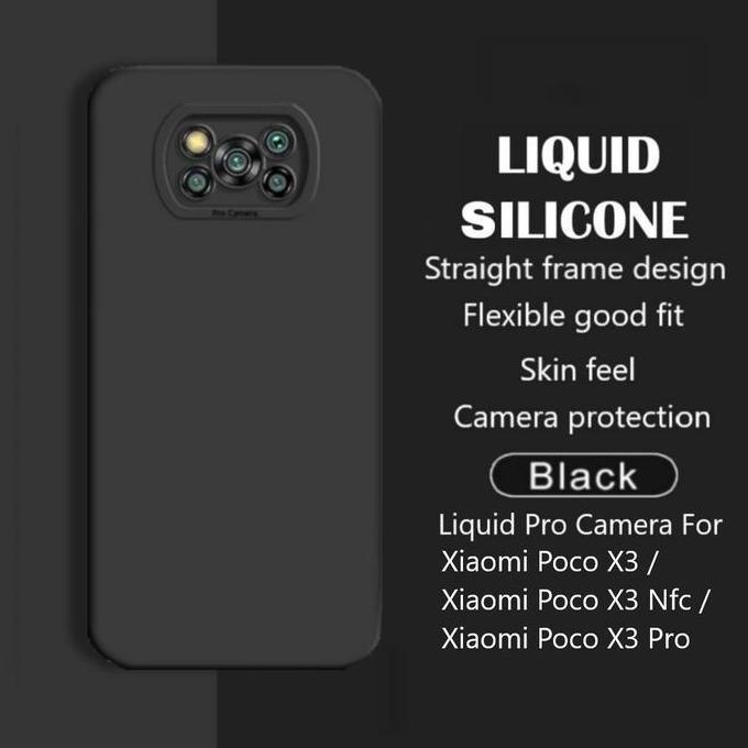CASE XIAOMI POCO X3 NFC / POCO X3 PRO SOFT CASE CASING COVER HITAM