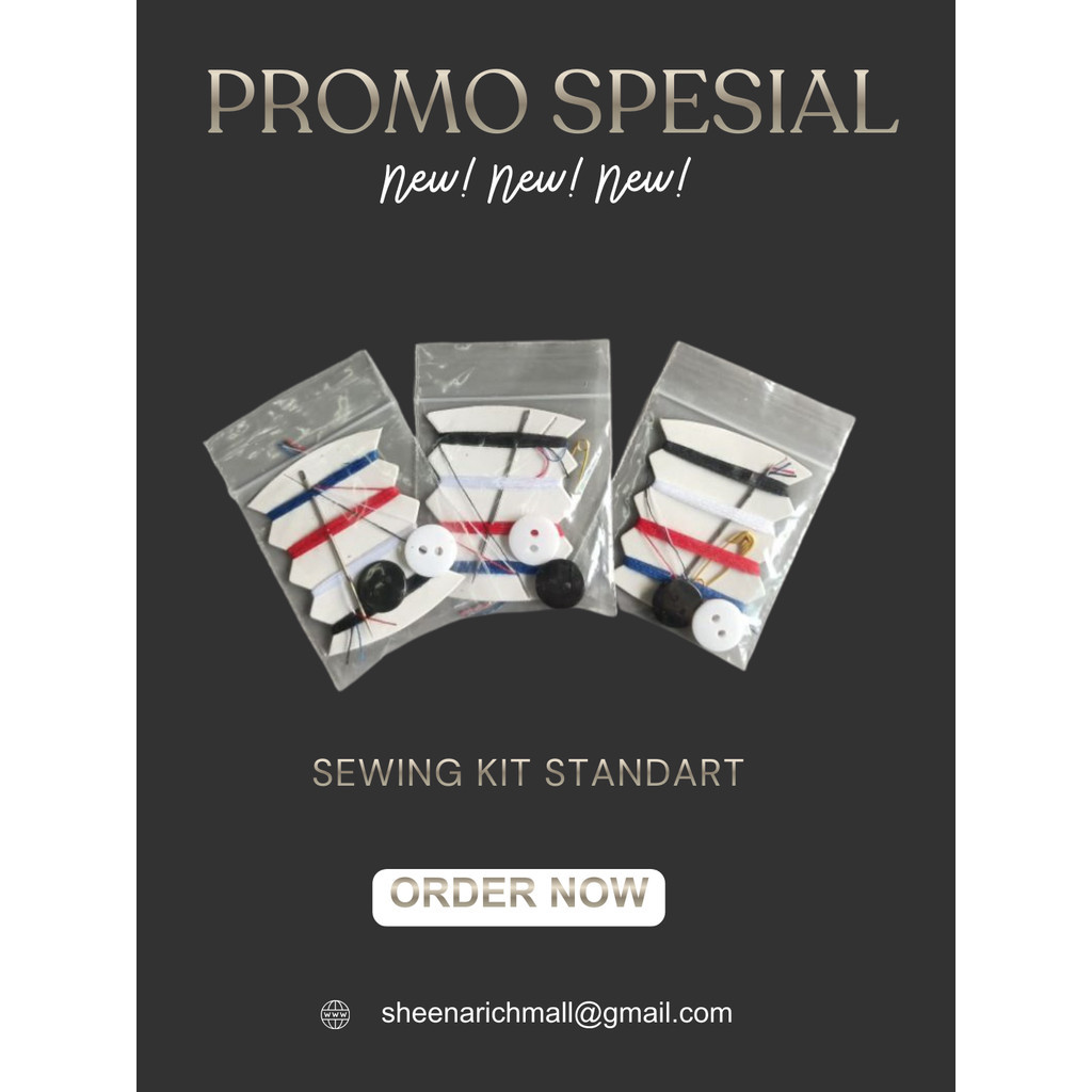 Sewing Kit Hotel | Kit Jahit Hotel Amenities | Travel Sewing Kit Hotel | 10 / 50 / 100