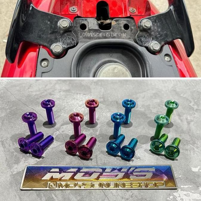 Baut Behel Titanium Baut Behel Titanium Scoopy 1Set I/Esp/New 2019 Beat Karbu