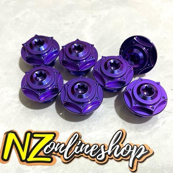 Baut Titanium Tutup Baut Titanium Tutup Oli Mesin Ninja R Rr