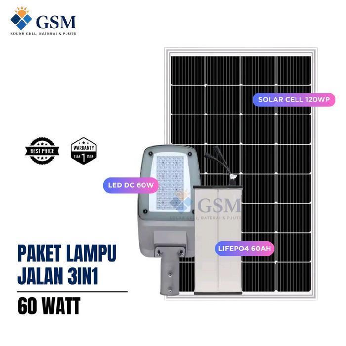 paket lampu jalan 60w 100w paket pjuts 100w 60w