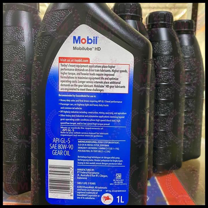 TERLARIS OLI TRANSMISI PREMIUM MULTI PURPOSE GEAR OIL TRANSMISSION MANUAL MOBIL 1 ONE MOBILUBE HD SA