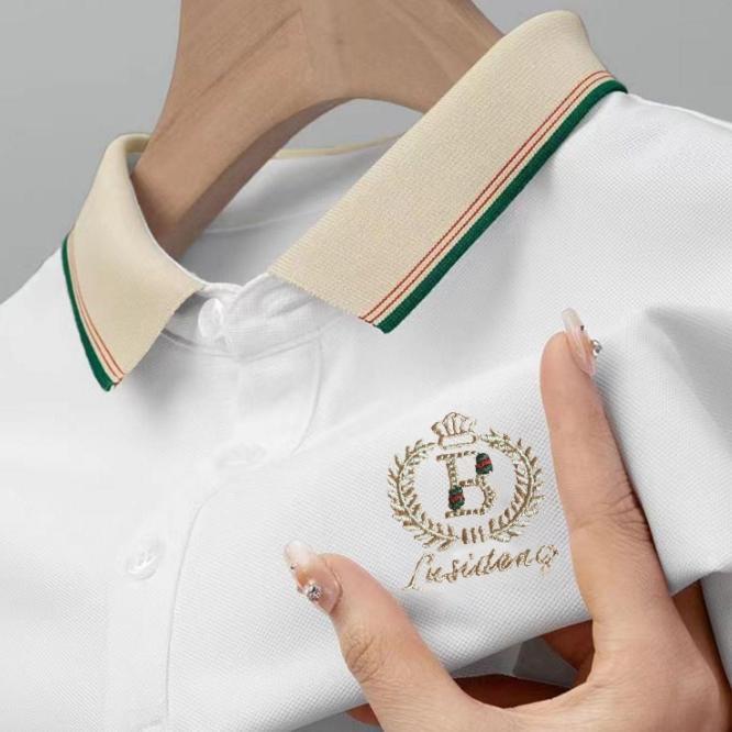 HOT SALE Kemeja Polo Pria Nyaman dan Bernapas POLO Baru Putih