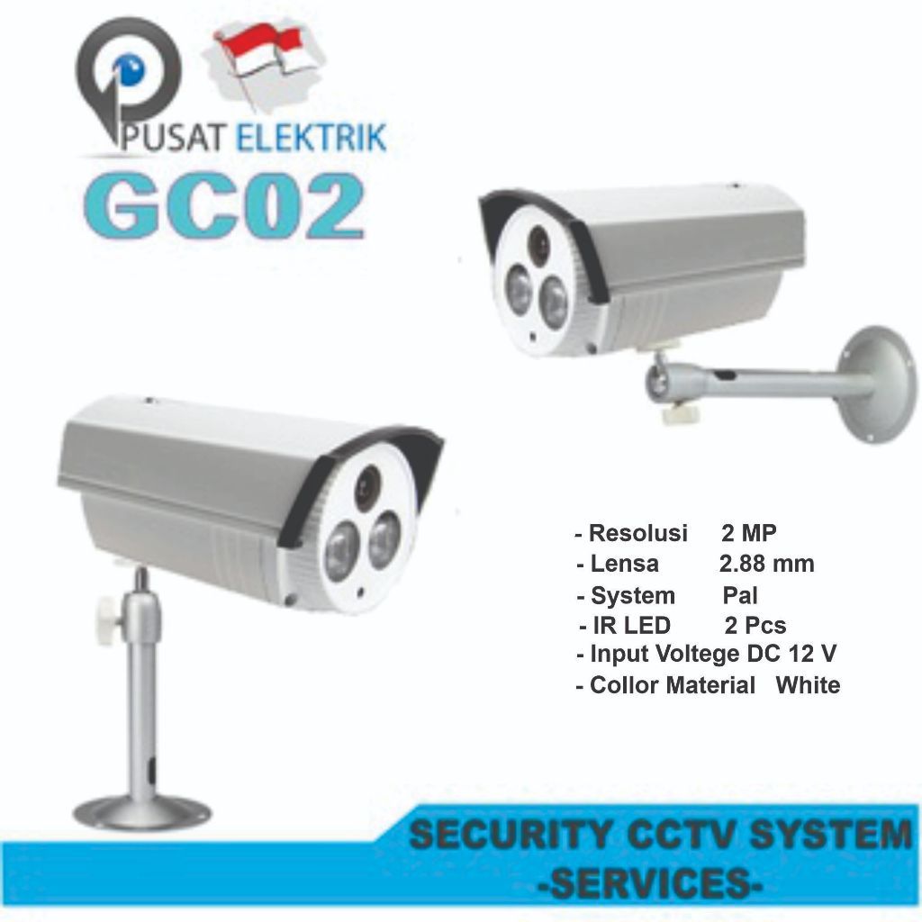 Outdoor Cctv Beli 2 Discount 20% Cctv Outdoor 1080P/2Mp 2 Mata Ifrared Gc02 Cctv Murah Cctv Analog G