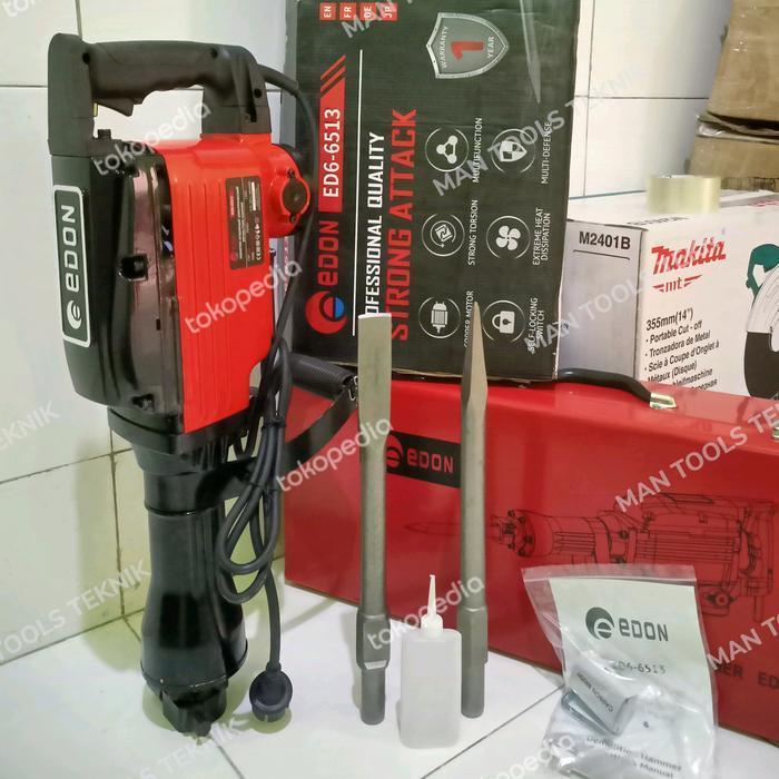 Mesin Bobok Beton Edon ED6-6513 Jack hammer Dril Edon Bobok Beton Batu