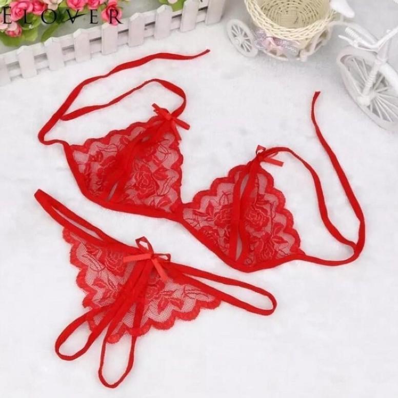 GARANSI SET BRA CD LINGERIE COSPLAY TRANSPARAN BIKINI GSTRING SEXY OPEN THONG UKURAN KECIL BESAR BIG