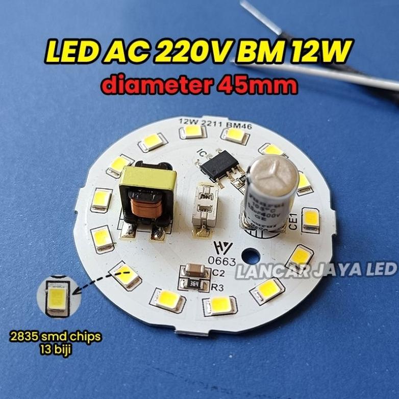 WARSIHLAPAK PCB LED AC BM  WATT 7,9,12,15,18~LANCAR JAYA LED~ PREMIUM