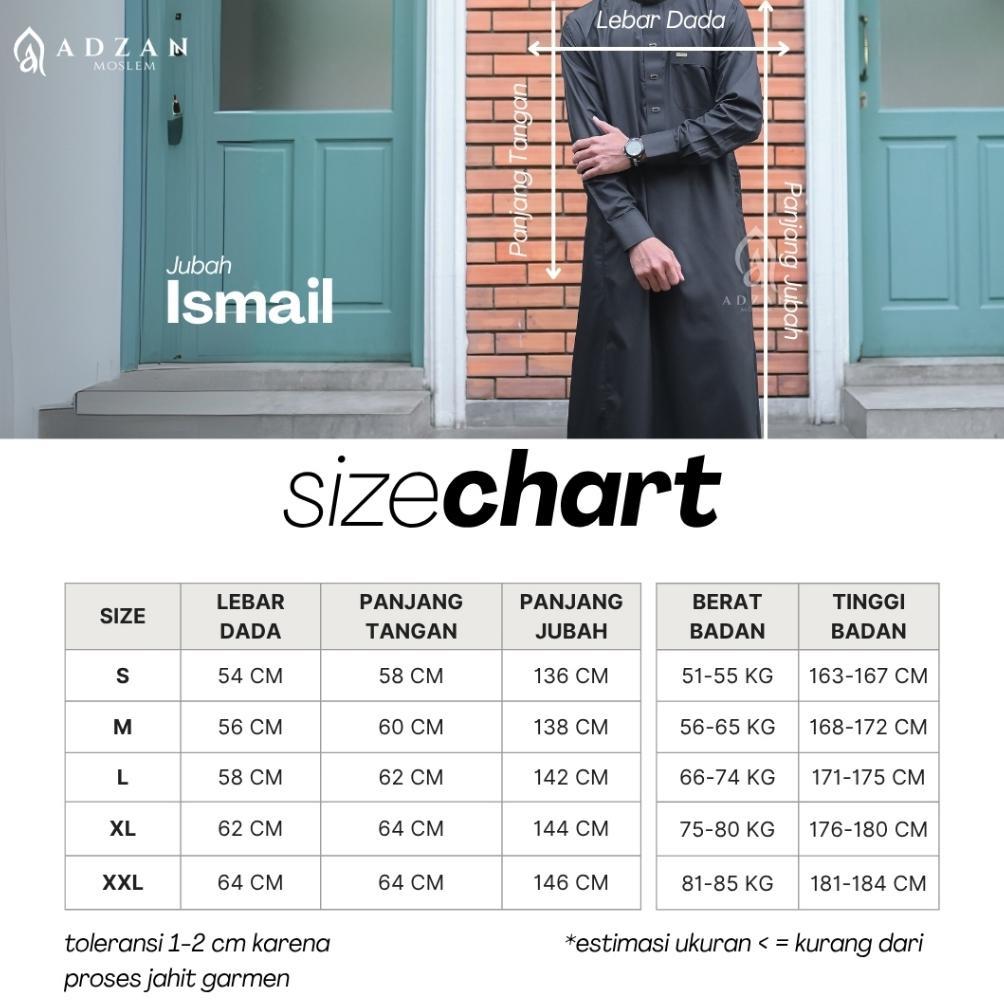 Garansi Adzan Moslem - Jubah Gamis Thobe Slimfit Pria Ismail Warna Biru Langit