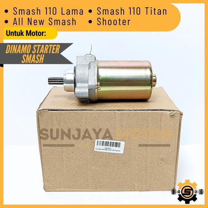 Motor Stater Kualitas Original Suzuki B09 Dinamo Starter Smash 110 Lama All New Smash Shooter Dynamo