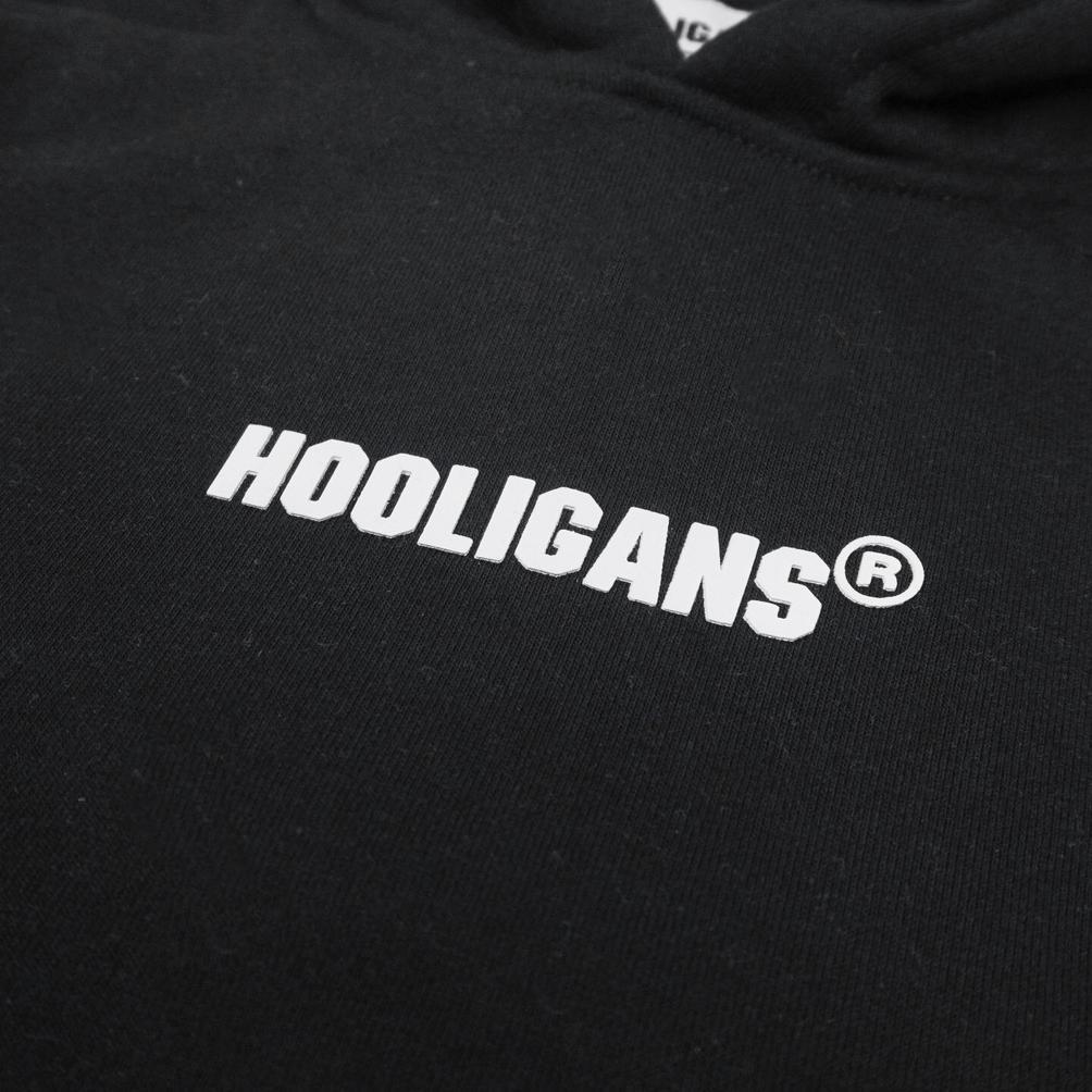 ORIGINAL HOOLIGANS HOODIE BOLD SCOTT BLACK