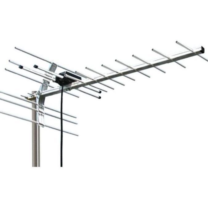 Antena Luar Digital Outdoor WELHOME TV Led Lcd 003 Free Kabel 10 Meter