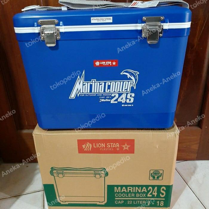 Marina Cooler Box 24s Lionstar Box es Mancing Camping
