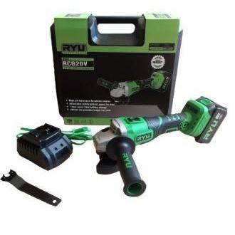 RYU RCG20V GERINDA CORDLESS - Mesin Gerinda Tangan Baterai 4" Charger