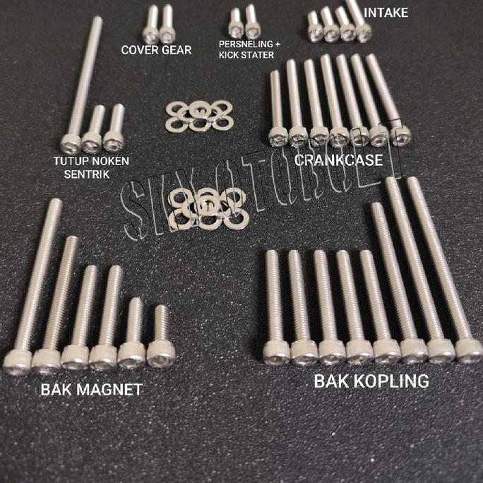 Baut L Stainless Baut L Stainless Mesin Stainless Supra Fit X Revo