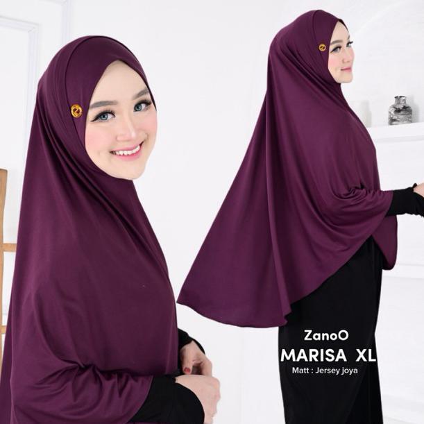 Favorit Zanoo - Xl Marisa Hijab Instan Jumbo Khimar Hijab Bergo Jumbo