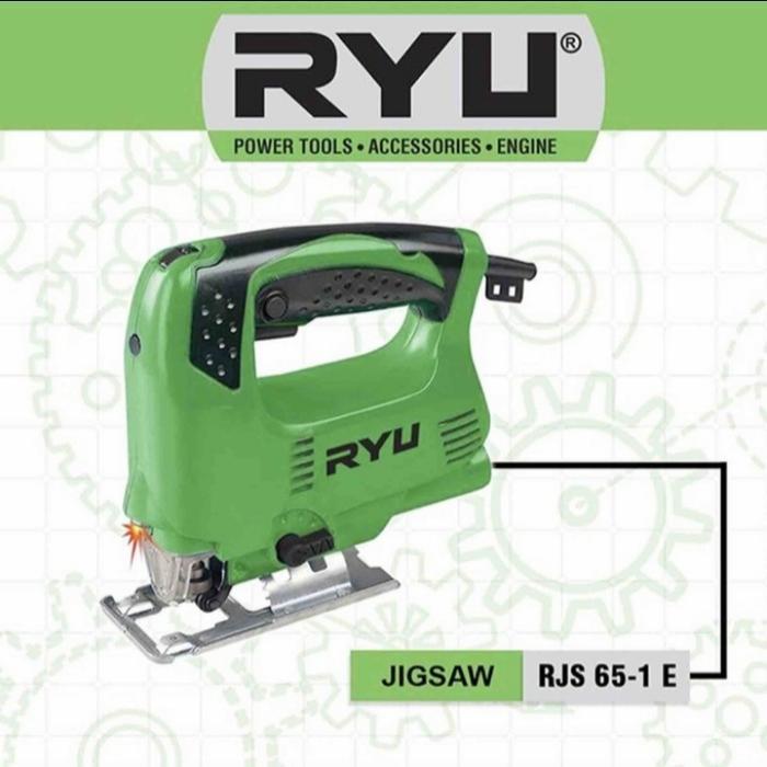 Mesin jigsaw gergaji listrik potong triplek kayu TEKIRO RYU RJS 65-1E