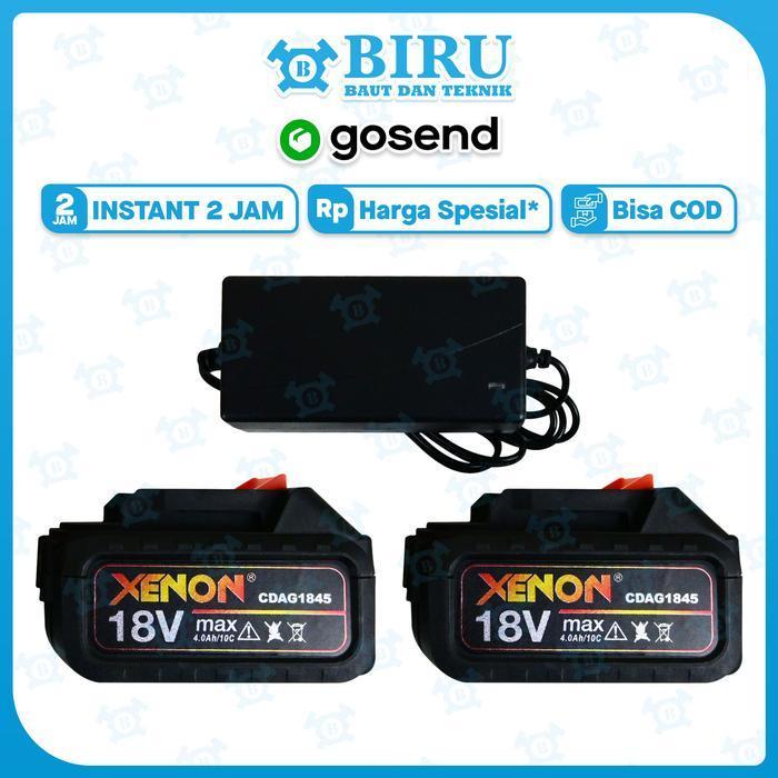 XENON CDAG1845 Brushless Cordless Grinder Mesin Gerinda Tangan Baterai