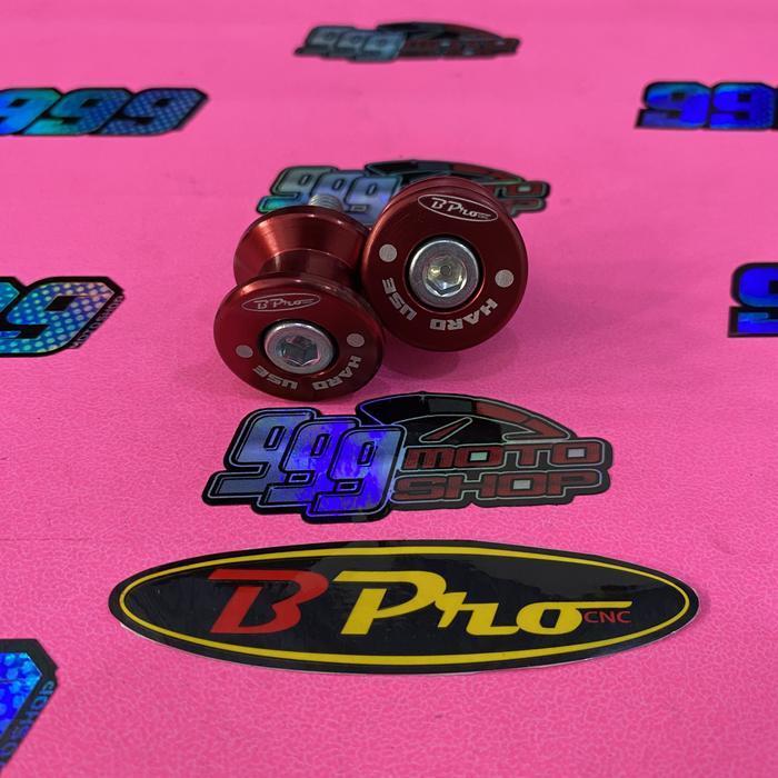 (Termurah) Bpro Racing Bobin Jalu Paddock M8 Baut12 Cnc Almu T6 Swing Arm Ninja Spc Rxking Harduse F